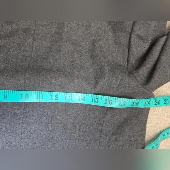 MICHAEL KORS Grey Loghtweight Long Blazer Coat. Size 8 - Picture 14 of 15